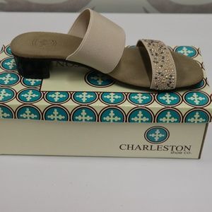 Charleston Shoe Co. Gaillard Bead Perla Sandal NWT